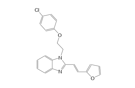4-chlorophenyl 2-{2-[(E)-2-(2-furyl)ethenyl]-1H-benzimidazol-1-yl}ethyl ether