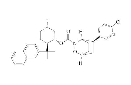(1S,2R,5S)-5-Methyl-2-[1-methyl-1-(2-naphthyl)ethyl]cyclohexyl (1S,4R,5R)-5-(6-Chloro-3-pyridyl)-2-oxa-3-aza-bicyclo[2.2.2]octane-3-carboxylate