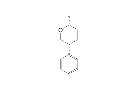 cis-3-Phenyl-6-methyltetrahydropyran