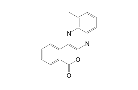 3-AMINO-4-(2-TOLYLAMINO)-1H-ISOCHROMEN-1-ONE