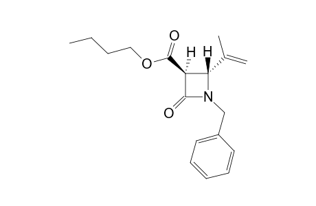 n-Butyl N-benzyl-2-(propen-2-yl)azetidin-4-one-3-carboxylate
