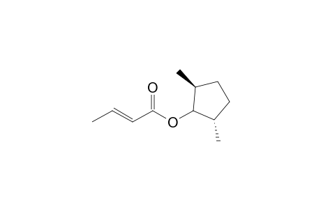 (2S*,5S*)-2,5-dimethylcyclopentyl (E)-but-2-enoate