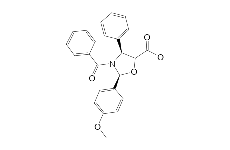 (2S,4S,5R)-3-BENZOYL-2-(PARA-METHOXYPHENYL)-4-PHENYL-1,3-OXAZOLIDINE-5-CARBOXYLIC-ACID