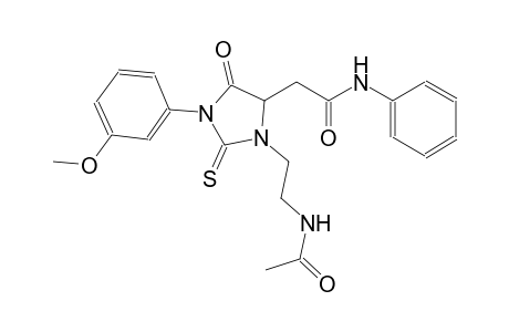 4-imidazolidineacetamide, 3-[2-(acetylamino)ethyl]-1-(3-methoxyphenyl)-5-oxo-N-phenyl-2-thioxo-
