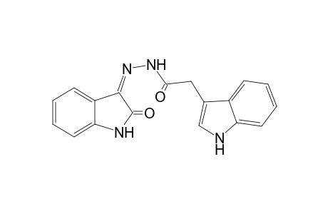 2-(1H-Indol-3-yl)-N'-[(3Z)-2-oxo-1,2-dihydro-3H-indol-3-ylidene]acetohydrazide