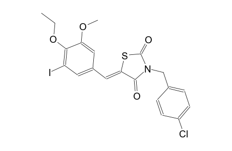 2,4-thiazolidinedione, 3-[(4-chlorophenyl)methyl]-5-[(4-ethoxy-3-iodo-5-methoxyphenyl)methylene]-, (5Z)-