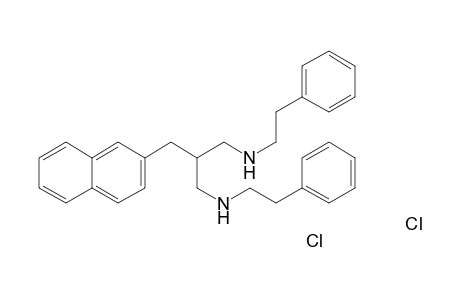 N,N'-Bis-(2-phenylethyl)-2-(2-naphthylmethyl)-propane-1,3-diamine-dihydrochloride