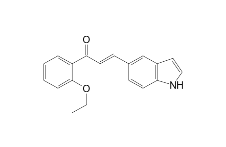 (E)-1-(2-Ethoxyphenyl)-3-(1H-indol-5-yl)-2-propen-1-one