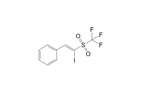 (Z)-2-Iodo-1-phenyl-2-[(trifluoromethyl)sulfonyl]ethene