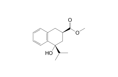 Methyl (2RS,4RS)-4-hydroxy-4-isopropyl-1,2,3,4-tetrahydronaphthalene-2-carboxylate