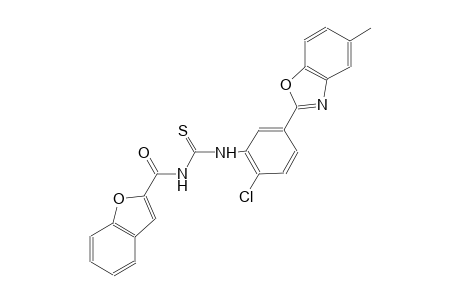 thiourea, N-(2-benzofuranylcarbonyl)-N'-[2-chloro-5-(5-methyl-2-benzoxazolyl)phenyl]-