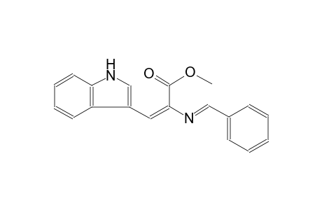 2-propenoic acid, 3-(1H-indol-3-yl)-2-[[(E)-phenylmethylidene]amino]-, methyl ester, (2E)-
