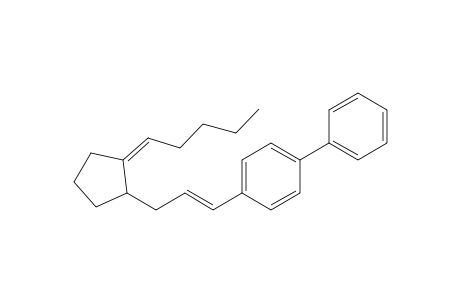 4-[3-(2-Pentylidenecyclopentyl)propenyl]biphenyl