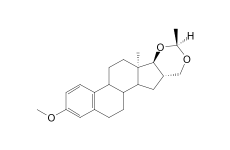 16.alpha.-(Hydroxymethyl)-3-methoxy-13.alpha.-estra-1,3,5(10)-trien-17.beta.-ol - Acetaldehyde-Acetal