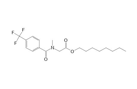 Sarcosine, N-(4-trifluoromethylbenzoyl)-, octyl ester