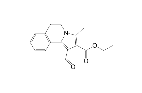 Ethyl 1-formyl-5,6-dihydro-3-methylpyrrolo[2,1-a]isoquinoline-2-carboxylate