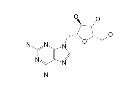 2,5-ANHYDRO-1-DEOXY-1-(2,6-DIAMINO-9H-PURIN-9-YL)-L-GLUCITOL