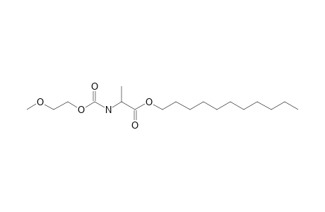 L-Alanine, N-(2-methoxyethoxycarbonyl)-, undecyl ester