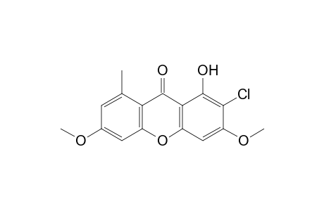 9H-Xanthen-9-one, 2-chloro-1-hydroxy-3,6-dimethoxy-8-methyl-