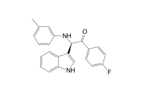 1-(4-Fluorophenyl)-2-(1H-indol-3-yl)-2-(m-tolylamino)ethanone