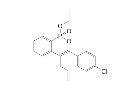 4-Allyl-1-ethoxy-3-(p-chlorophenyl)-benzo[c]-(1,2)-oxaphosphinine - 1-Oxide
