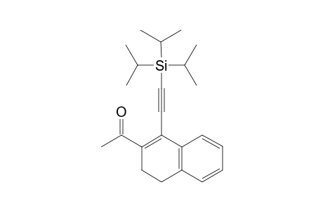 1-[3',4'-Dihydro-1'-(triisipeopylsilylethynyl)naphthalen-2'-yl]ethanone