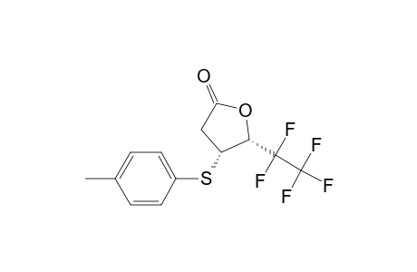 (4R,5R)-4-[(4-methylphenyl)thio]-5-(1,1,2,2,2-pentafluoroethyl)tetrahydrofuran-2-one