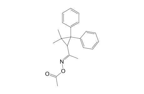 2,2,.alpha.-Trimethyl-3,3-diphenylcyclopropanecarboxaldehyde Oxime Acetate