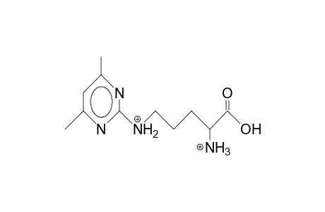 N.delta.-(4,6-Dimethyl-2-pyrimidinyl)-ornithine dication