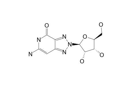 6-AMINO-2-(BETA-D-RIBOFURANOSYL)-1,2,3-TRIAZOLO-[4,5-C]-PYRIDIN-4(5H)-ONE