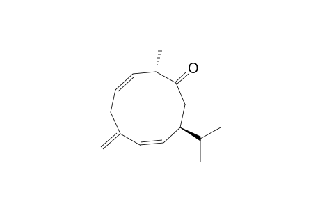(2S,3Z,7E,9S)-9-Isopropyl-2-methyl-6-methylene-3,7-cyclodecadien-1-one