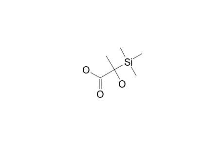 2-Hydroxy-2-trimethylsilylpropanoic acid