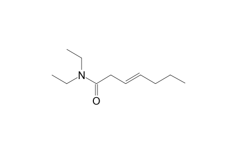 (3E)-N,N-diethyl-3-heptenamide