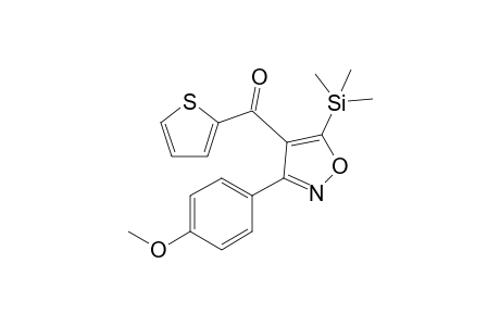 [3-(4-Methoxyphenyl)-5-(trimethylsilyl)isoxazol-4-yl](thiophen-2-yl)methanone