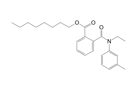 Phthalic acid, monoamide, N-ethyl-N-(3-methylphenyl)-, octyl ester