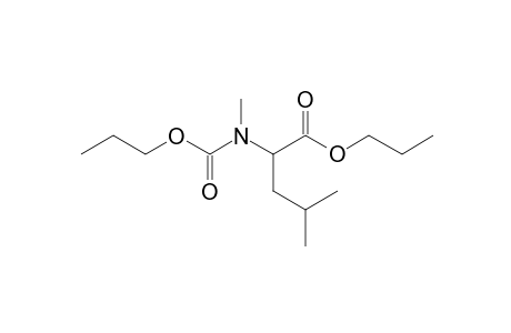 L-Leucine, N-methyl-N-propoxycarbonyl-, propyl ester