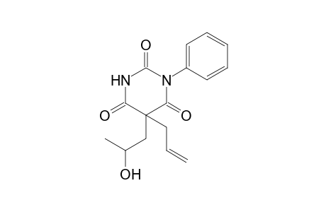 5-allyl-5-(2-hydroxypropyl)-1-phenylbarbituric acid