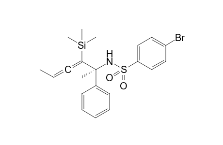 4-bromo-N-[(1S)-1-methyl-1-phenyl-2-trimethylsilyl-penta-2,3-dienyl]benzenesulfonamide