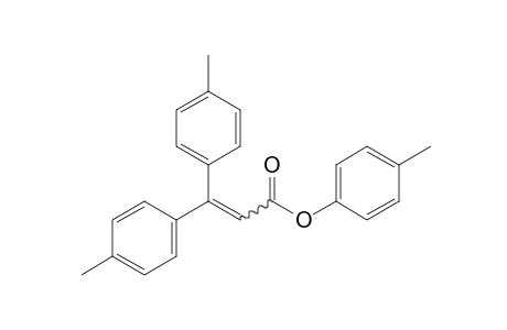 3,3-di-p-tolylacrylic acid, p-tolyl ester