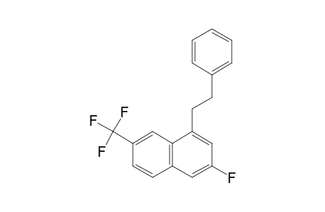 1-(2-PHENYLETHYL)-3-FLUORO-7-(TRIFLUOROMETHYL)-NAPHTHALENE