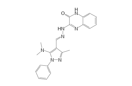 3-(2-((5-(Dimethylamino)-3-methyl-1-phenyl-1H-pyrazol-4-yl)methylene)hydrazinyl)quinoxalin-2(1H)-one