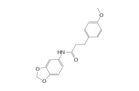 N-(1,3-benzodioxol-5-yl)-3-(4-methoxyphenyl)propanamide