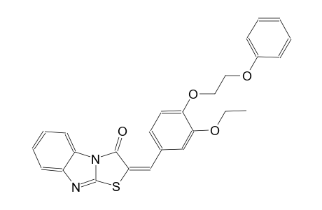 (2E)-2-[3-ethoxy-4-(2-phenoxyethoxy)benzylidene][1,3]thiazolo[3,2-a]benzimidazol-3(2H)-one