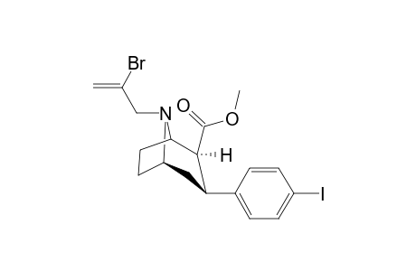 N-(2-Bromo-2-propenyl)-2.beta.-carbomethoxy-3.beta.-(4'-iodophenyl)nortropane