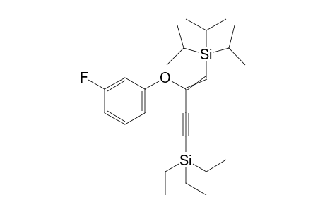 1-Triisopropylsilyl-2-(3-fluorophenyl)-4-triethylsilylbut-1-en-3-yne