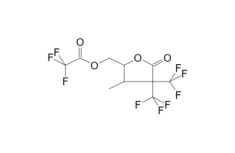 2,2-BIS(TRIFLUOROMETHYL)-3-METHYL-4-TRIFLUOROACETOXYMETHYL-4-BUTANOLIDE