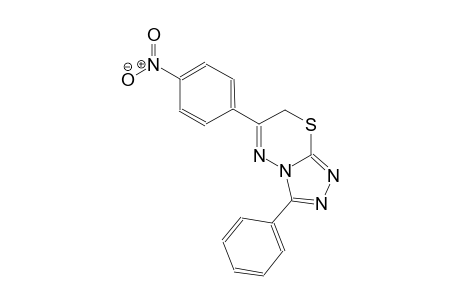 6-(4-nitrophenyl)-3-phenyl-7H-[1,2,4]triazolo[3,4-b][1,3,4]thiadiazine