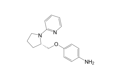 4-[[(2S)-1-(2-pyridinyl)-2-pyrrolidinyl]methoxy]aniline
