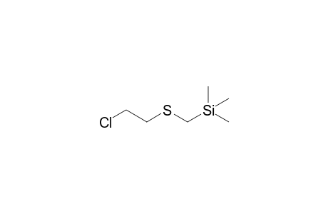 2-(Trimethylsilylmethylthio)ethyl chloride