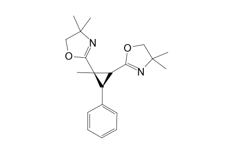 (1R*,2R*)-1-Methyl-trans-1,2-bis(4,4-dimethyl-2-oxazolin-2-yl)-cis-3-phenylcyclopropane